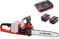 Einhell Akku-Kettensäge GE-LC 36/35 Li Power X-Change (Li-Ion, 36 V, 33 cm Schnittlänge, 15 m/s Schnittgeschwindigkeit, bürstenloser Elektromotor, inkl. 2x 4,0 Ah Akkus und Twincharger)