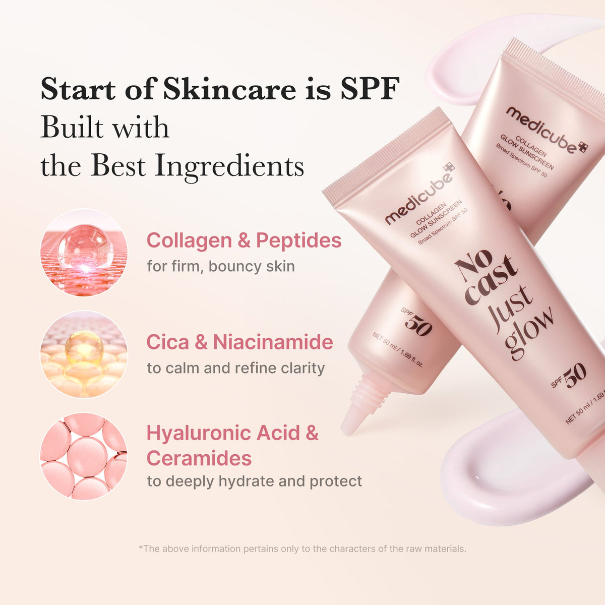 [Subscr.] No Cast Just Glow Collagen Sunscreen