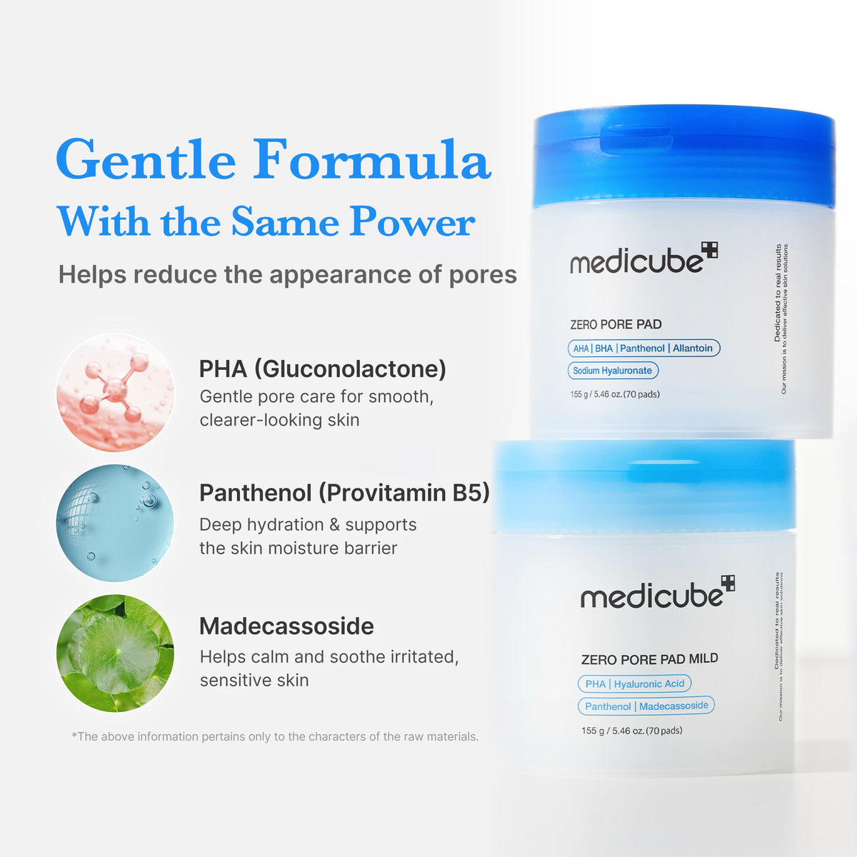 [Subscr.] Zero Pore Madecassoside Pads (Mild)