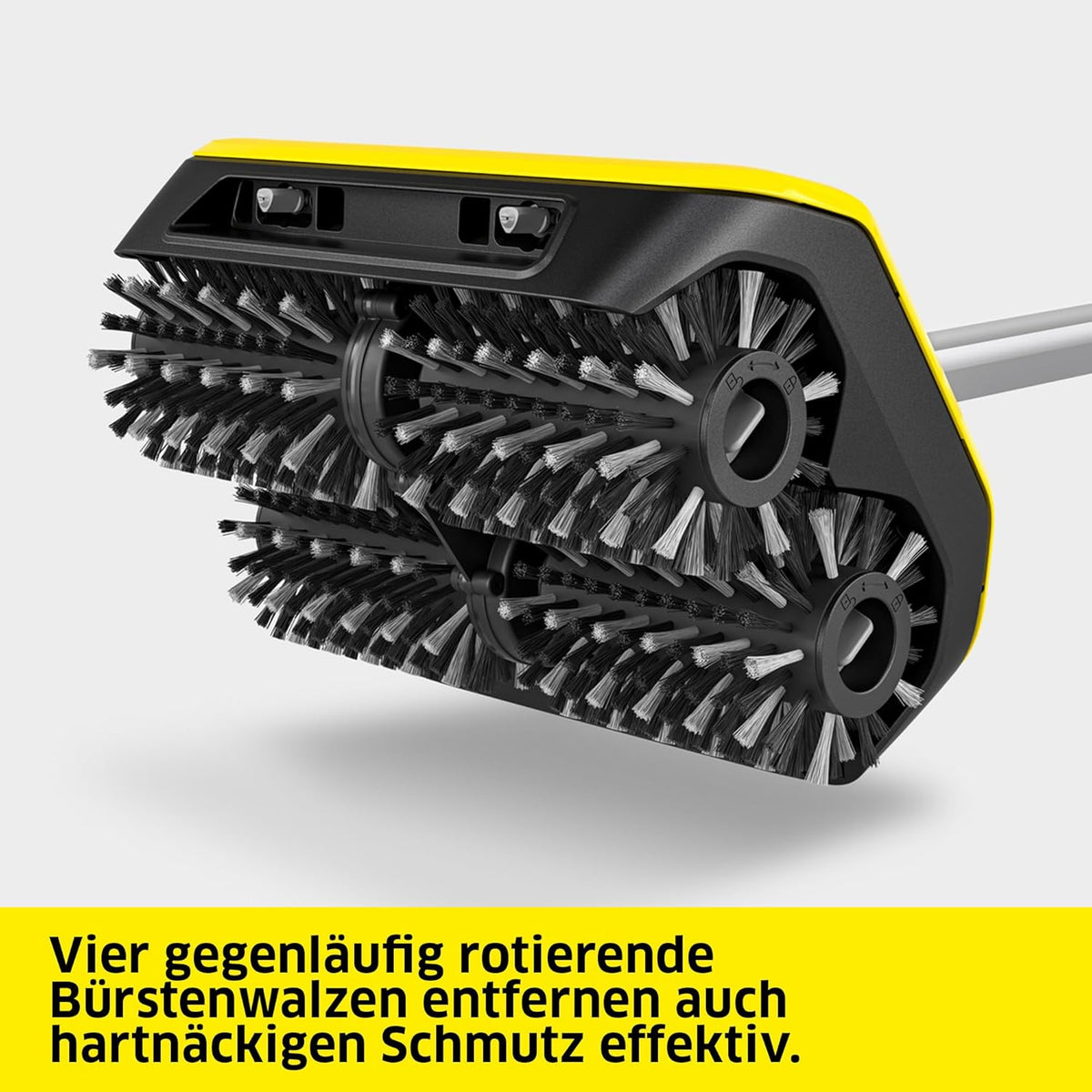 Kärcher Terrassenreiniger PCL 6, Druck: max. 10 bar, Wasserdurchfluss: max. 180 l/h, Arbeitsbreite: 300 mm, Bürstendrehzahl 600-800 U/min, für Holz und Kunststoffverbund