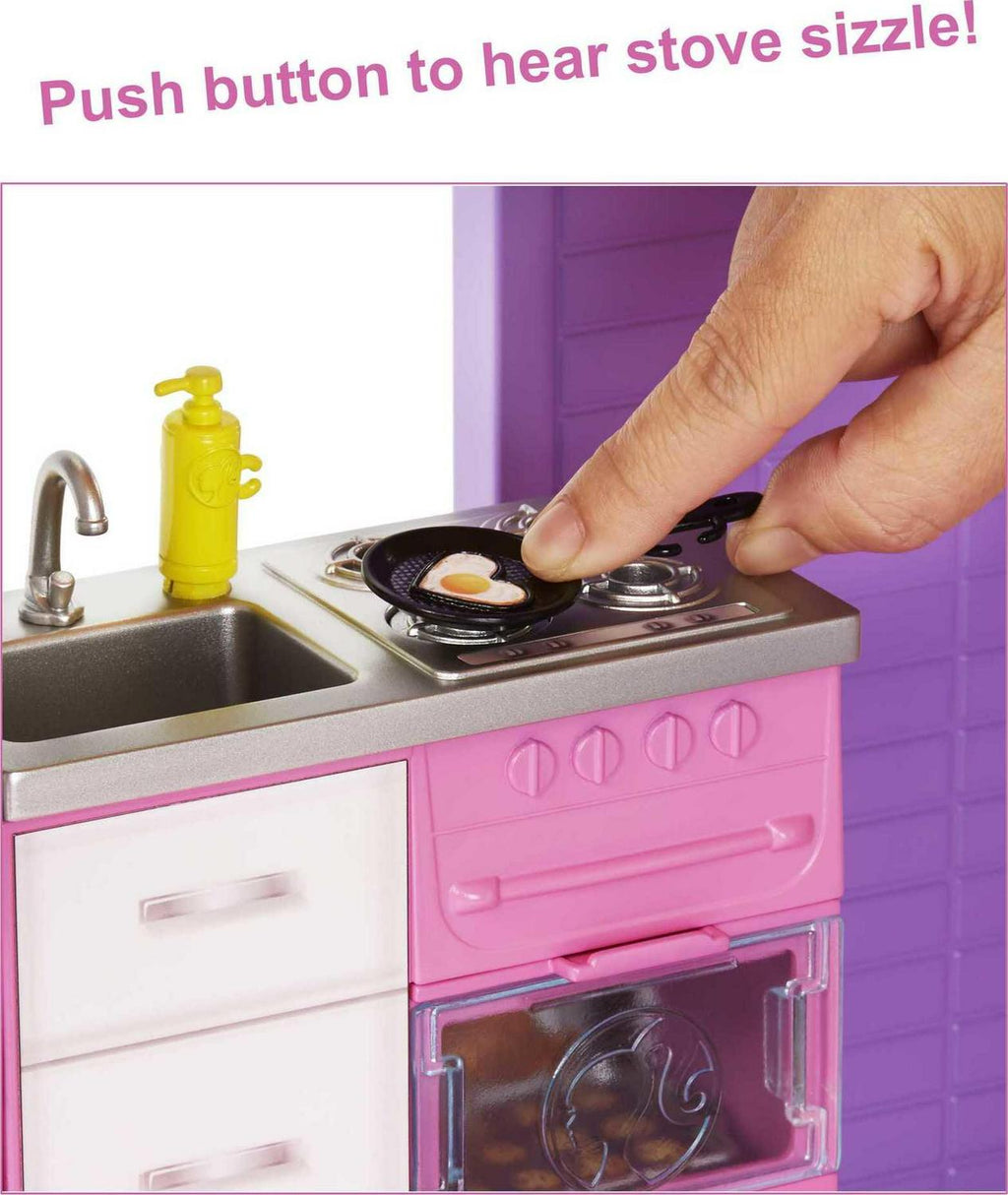 Barbie Dreamhouse Dollhouse With 70+ Accessories, Working Elevator, Lights and Sounds
