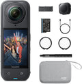 X5 Must-Have-Bundle - wasserdichte 8K 360°-Kamera, Führend bei wenig Licht, Unsichtbarer Selfie-Stick-Effekt, robuste & auswechselbare Linsen, 3 h Akku