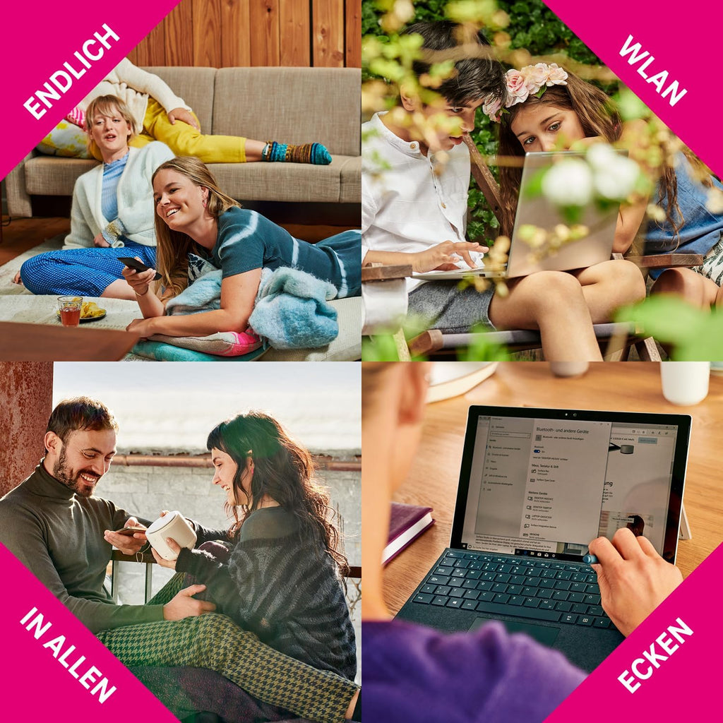 Telekom Router Speedport 7 I Wi-Fi 7 Router für Telekom-Anschluss I Glasfaser-Modem I Bis zu 6.760 Mbit/s | Mesh-Technologie & Magenta SmartHome Basis integriert I Ideal für Entertain TV in UHD & 4K