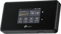 TP-Link M8550 5G LTE Mobiler WLAN Router – Bis zu 3,4 Gbit/s, Tri-Band Wi-Fi 6E, Nano-SIM-Karten Slot, Gigabit WAN/LAN, 4680 mAh Akku, Touchscreen, Wireguard, bis zu 32 Geräte