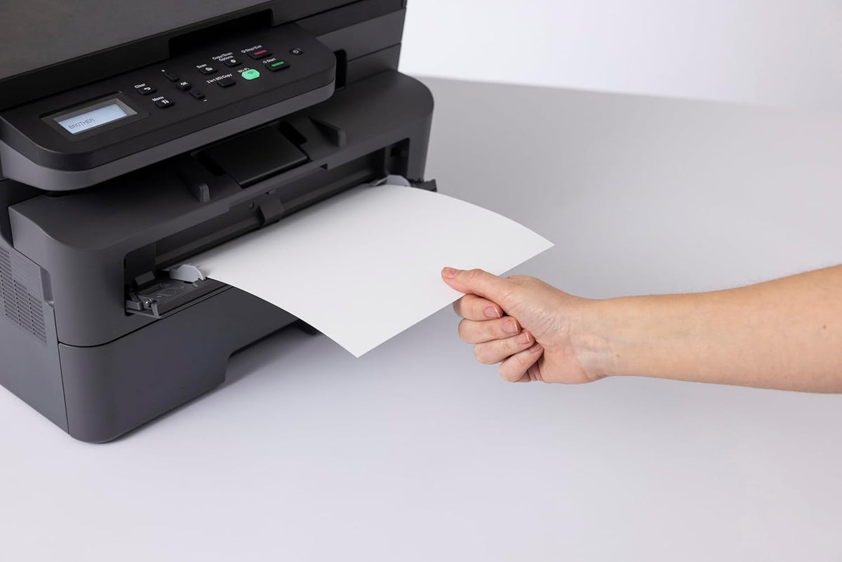 Brother DCP-L2627DW 3-in-1 Monochrom-Laser-Multifunktionsdrucker, 32 ppm, automatischer Duplexdruck, 2-zeiliges LCD-Bedienfeld, USB und 5 GHz WLAN