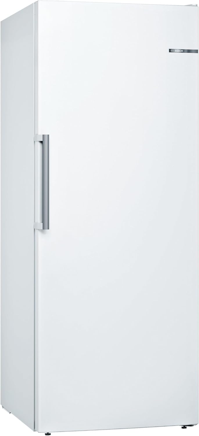 Bosch GSN54AWCV Serie 6 XXL-Gefrierschrank, 176 x 70 cm extra breit, 327 L, NoFrost nie wieder abtauen, LED-Beleuchtung gleichmäßige Ausleuchtung, BigBox Platz für großes Gefriergut, Weiß