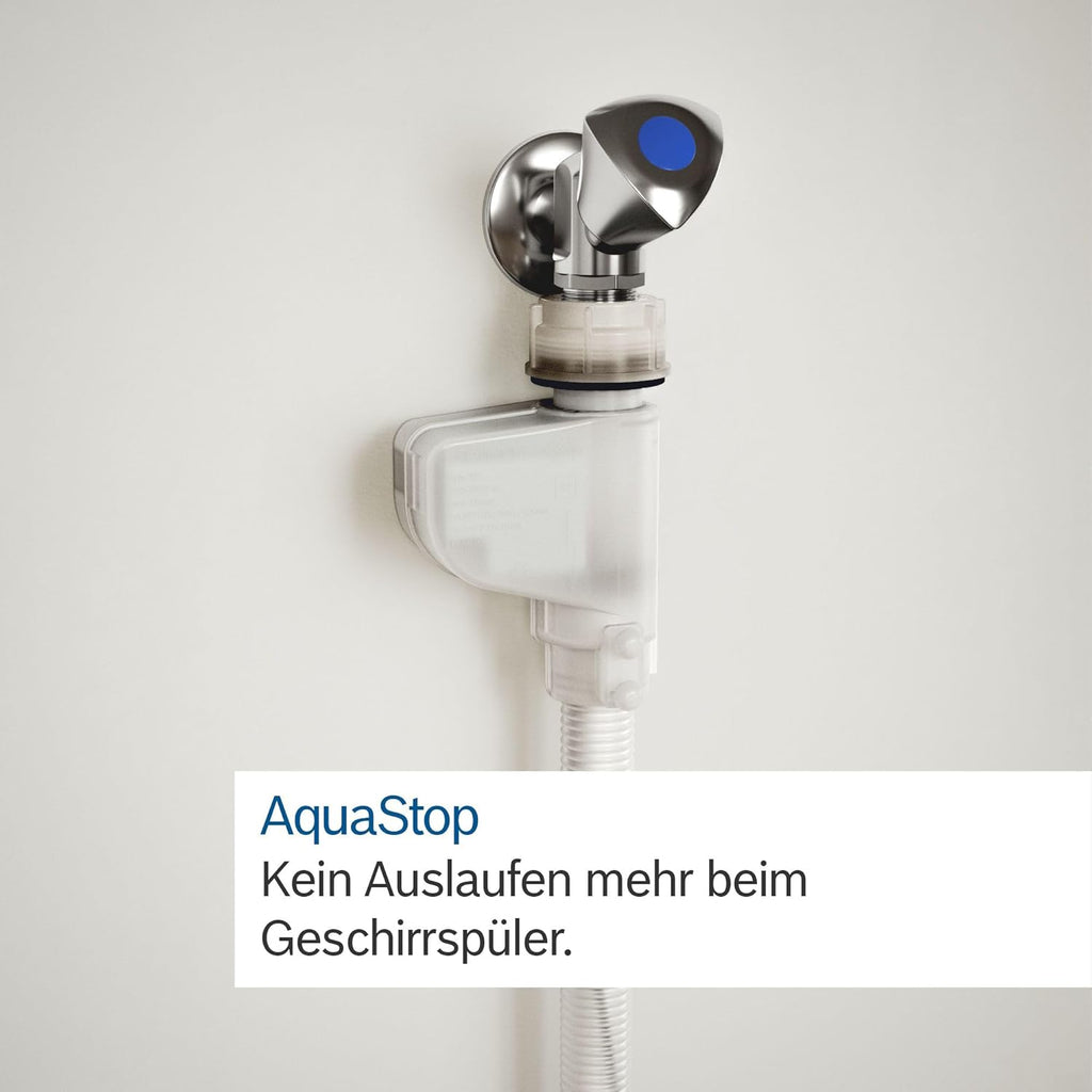 Bosch SMU4ETS08E, Serie 4, Smarter Unterbau-Geschirrspüler 60 cm, Besteckkorb, Spülmaschine mit Programmassistent, besonders Leise, höhenverstellbarer Oberkorb, Automatische Türöffnung, Edelstahl