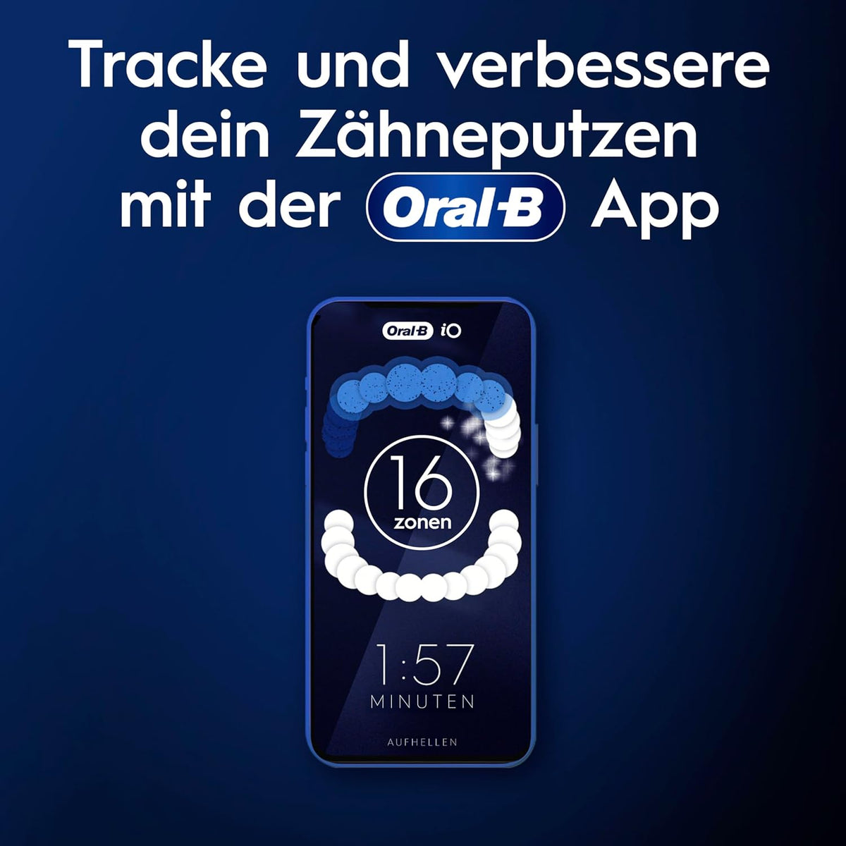 Oral-B iO Series 6 Plus Edition Elektrische Zahnbürste — Electric Toothbrush, Inkl. 3 Aufsteckbürsten, 5 Putzmodi für Zahnpflege, Reise-Etui — Zahnbürste Elektrisch, Designed by Braun, Schwarz