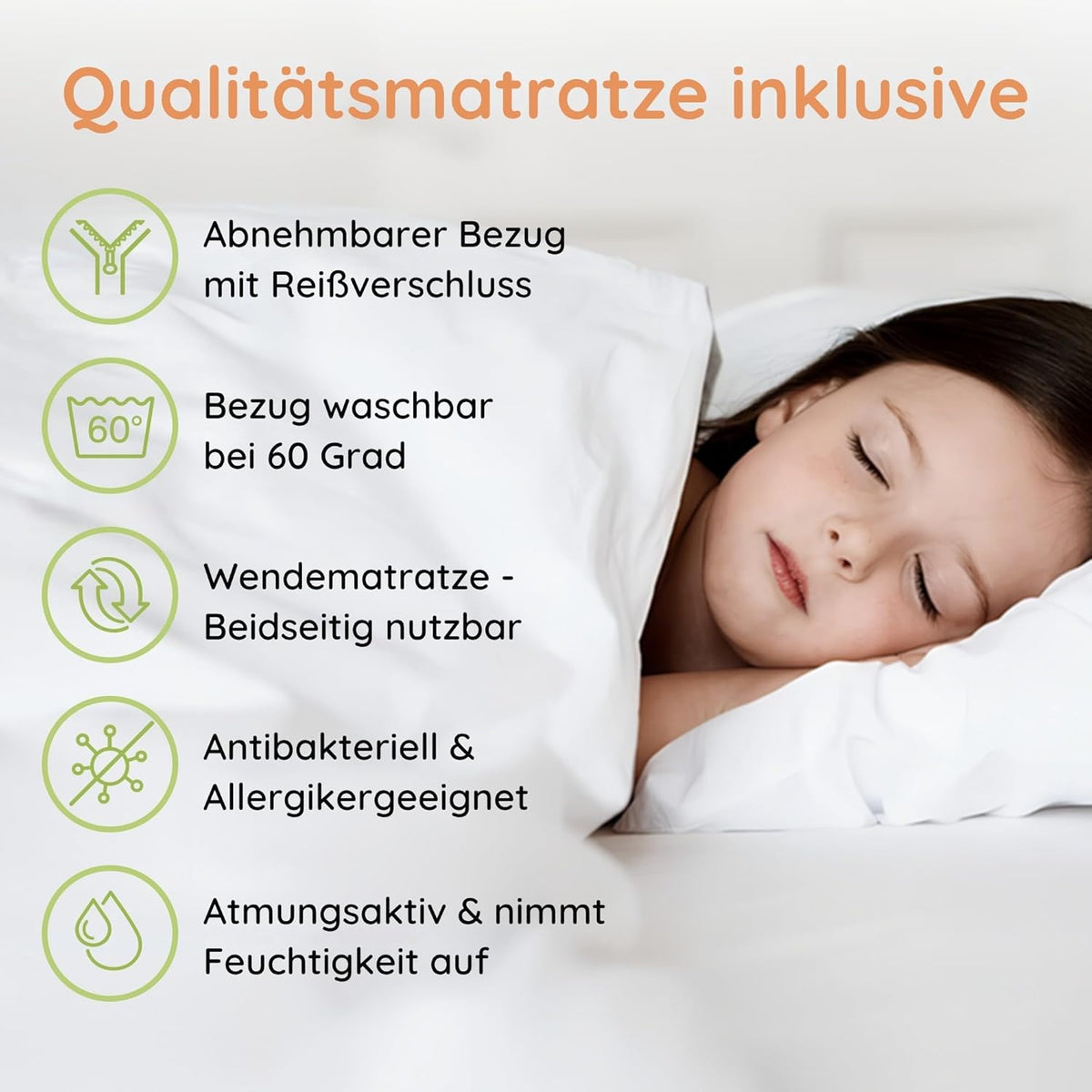 Kids Collective Hochbett 90x200 mit 3 Matratzen, Ausziehbett Etagenbett mit Ausziehfunktion, Zwei Schubladen, Lattenrost, Rausfallschutz umbaubar in DREI Einzelbetten, Vollholz massiv | weiß