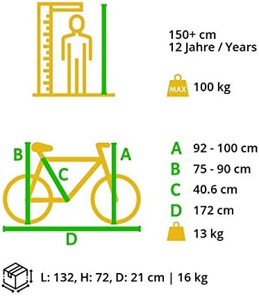 BIKESTAR Alu City Stadt Fahrrad 26, 28 Zoll | 16, 18 Zoll Rahmen, 7 Gang Shimano Damen Holland Rad, Retro Bike mit V-Bremse, Gepäckträger, Licht, Klingel, Korb, Speichenreflektoren | Risikofrei Testen