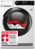 AEG Wärmepumpentrockner 8 kg, Testsieger der Stiftung Warentest, Serie 8000 AbsoluteCare - Wolle- und Seidetrocknung, C, Energiesparend, Trommelbeleuchtung, Knitterschutz, Schontrommel, TR8AMZ68