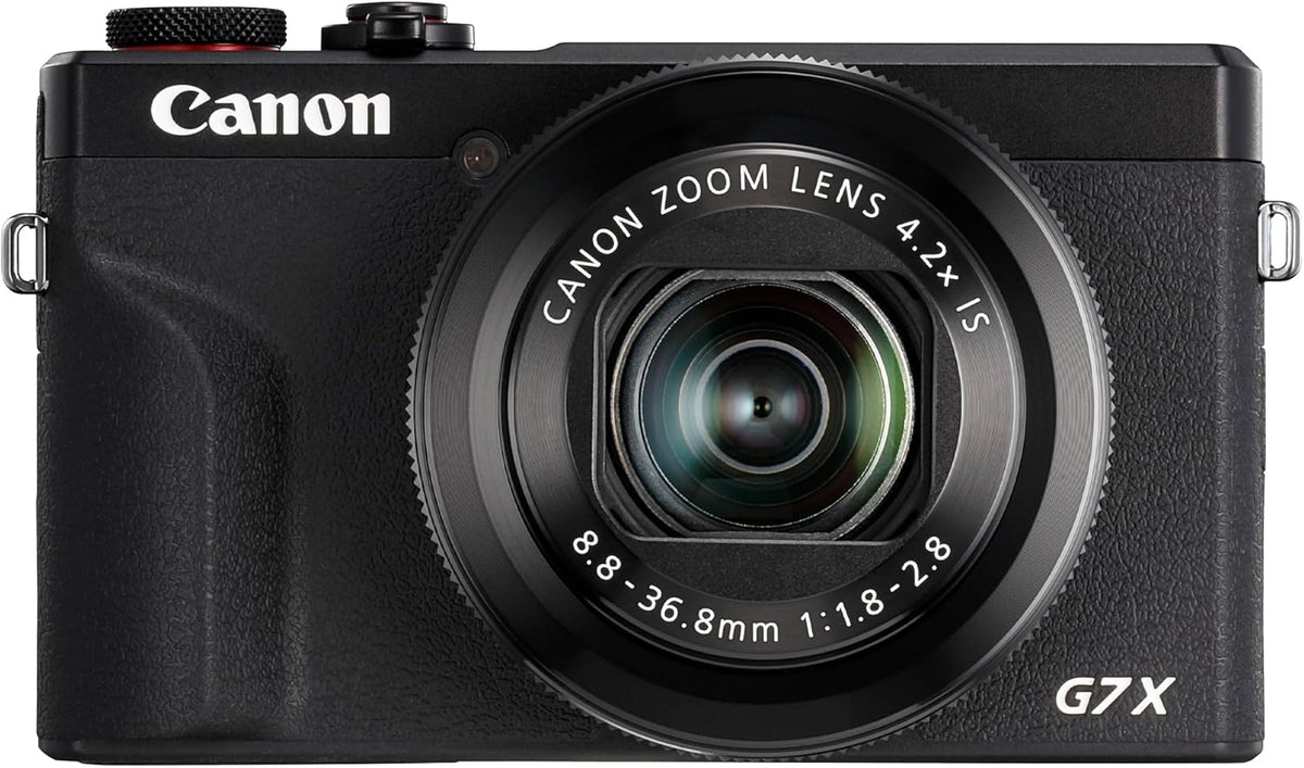 Canon PowerShot G7 X Mark III (Schwarz) – Kompakte Digitalkamera mit 1-Zoll-Sensor & 4K-Video – Ideal bei wenig Licht & auf Reisen – Mit WLAN & Bluetooth - Geliebt Für Kreatives Unterwegs