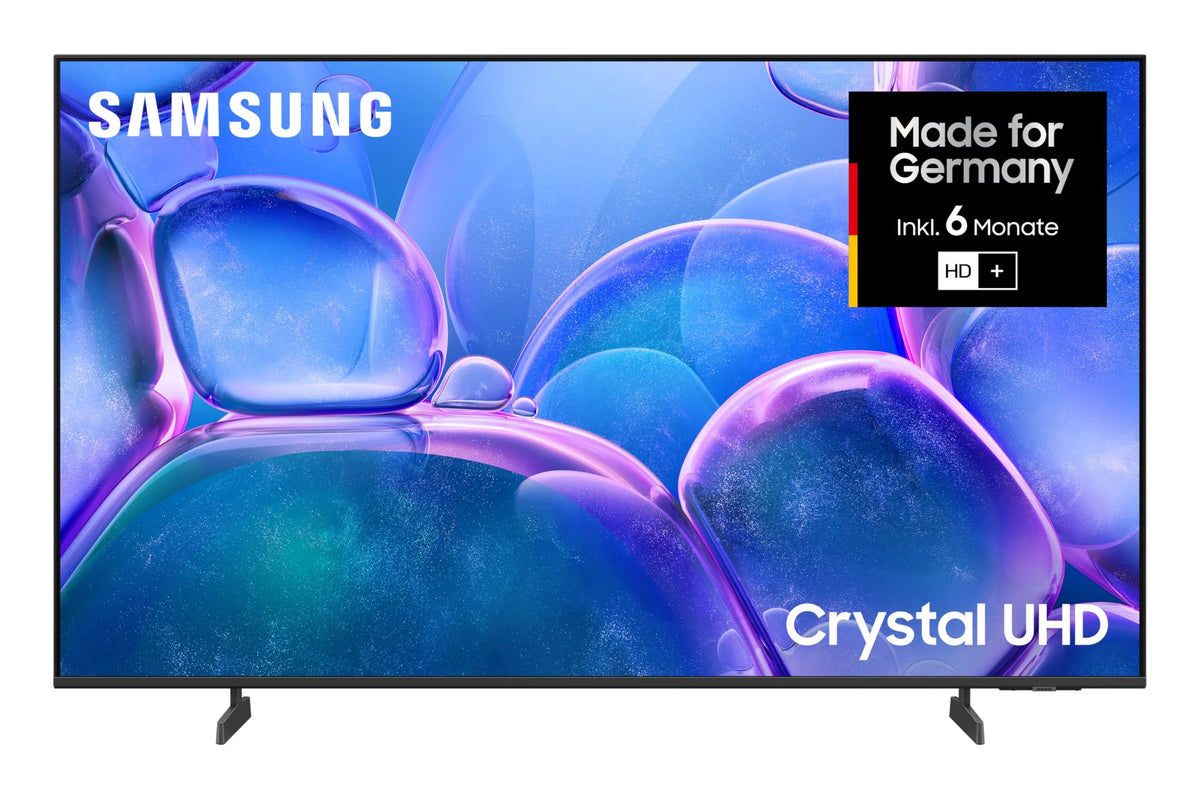 Samsung Crystal UHD 4K U7099F 43 Zoll (108 cm) LED Fernseher, Crystal Prozessor 4K, MetalStream Design, SmartThings, Knox Security, Gaming Hub, AI Upscaling, Kostenlose Inhalte, Smart AI TV