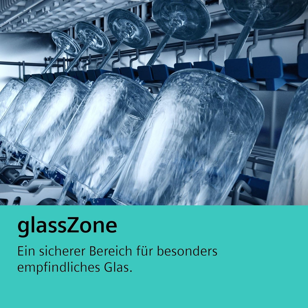 Siemens SX95EX12CE, iQ500 Smarter Geschirrspüler, Vollintegrierte Spülmaschine, 60 cm, Made in Germany, XXL, Besteckschublade, Extra leise, varioSpeed,autoOpen dry, glassZone, varioScharnier