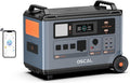 OSCAL PowerMax 6000W (9000W Peak) Solargenerator, 3600Wh Tragbare Powerstation, Erweiterbar auf 57.6kWh, LiFePO4-Akku, Vollladung in 1,96 Std, USV, Mobiler Stromspeicher für Camping, Notstrom