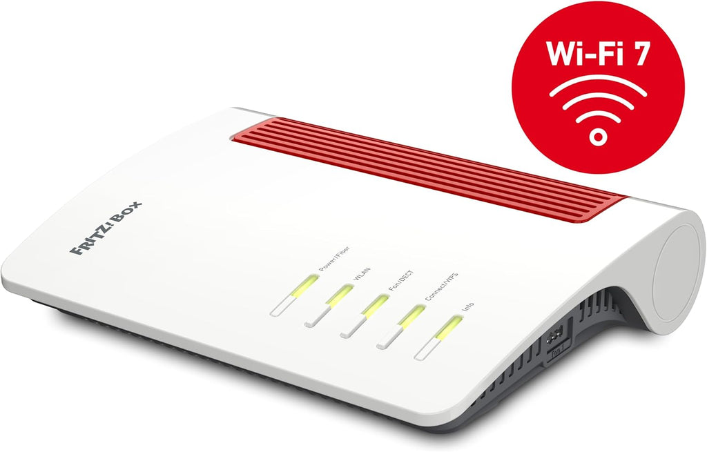 FRITZ!Box 5690 | Glasfaser-Router für den AON- oder GPON-Anschluss | Wi-Fi 7 bis zu 6.448MBit/s | WLAN Mesh | höchster Sicherheitsstandard | schnelle Einrichtung |2,5-Gigabit-WAN/LAN | Made in Europe