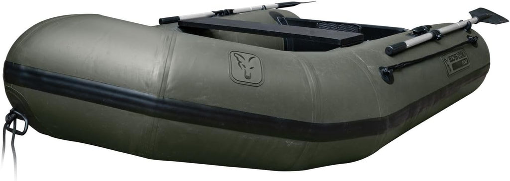 Fox EOS 250 Inflatable Boat Grün 2,50m Schlauchboot zum Karpfenangeln & Wallerangeln, Angelboot, Karpfenboot, Auslegeboot