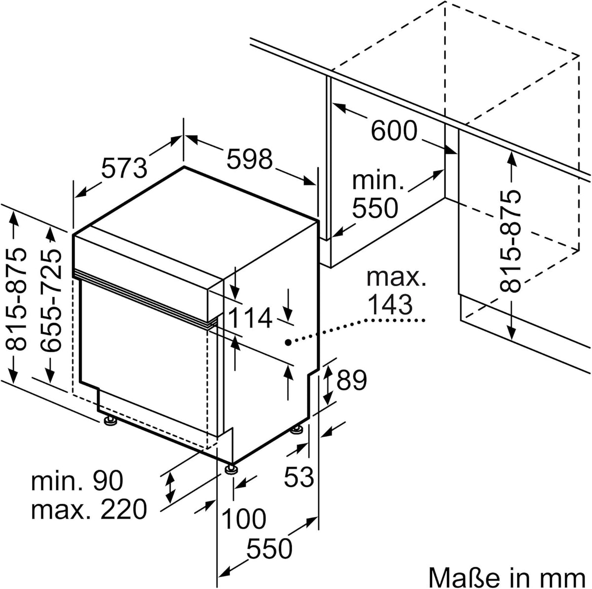 Bosch SMU4ETS08E, Serie 4, Smarter Unterbau-Geschirrspüler 60 cm, Besteckkorb, Spülmaschine mit Programmassistent, besonders Leise, höhenverstellbarer Oberkorb, Automatische Türöffnung, Edelstahl
