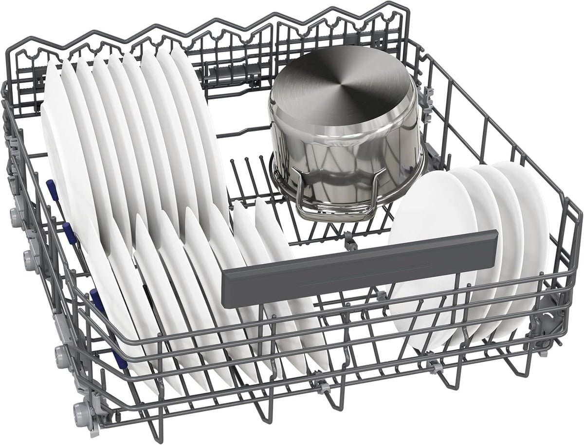 Siemens SX95EX12CE, iQ500 Smarter Geschirrspüler, Vollintegrierte Spülmaschine, 60 cm, Made in Germany, XXL, Besteckschublade, Extra leise, varioSpeed,autoOpen dry, glassZone, varioScharnier