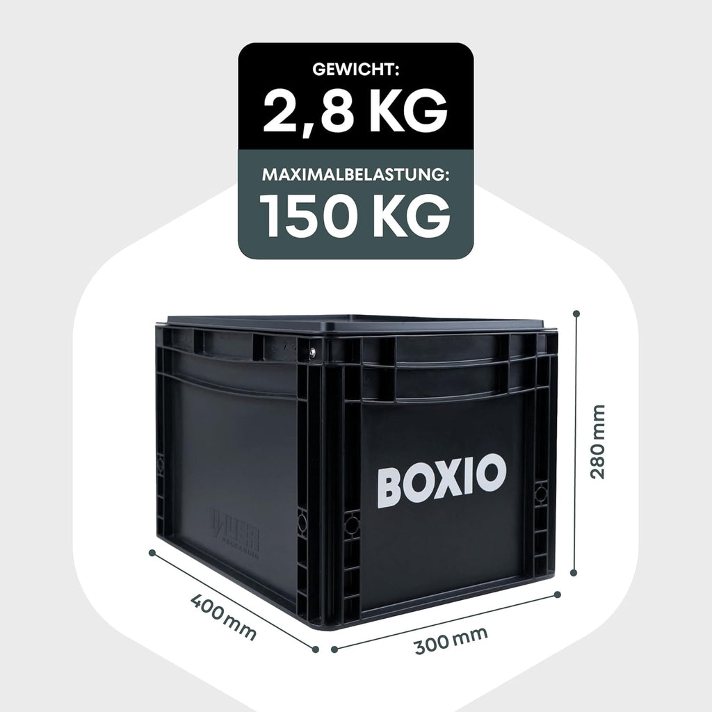 BOXIO - Toilet Plus: Campingtoilette Starter Kit mit Hemp, Plug & Bags, Mobile Trockentrenntoilette ohne Chemie für Camping, Van, Outdoor, Dachzelt: Toilette auf Eurobox Basis ohne Strom für unterwegs