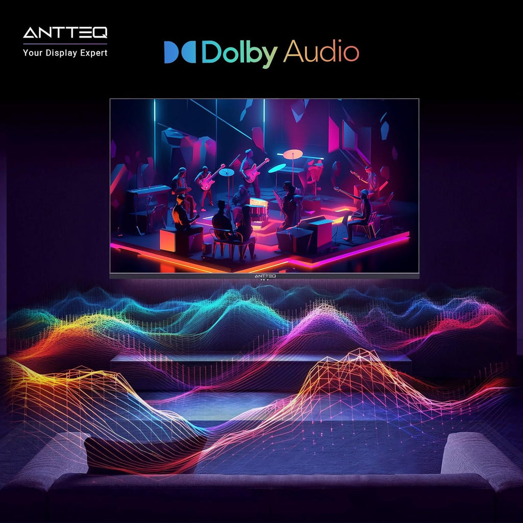AV42F3 Fernseher 42 Zoll (106 cm) Full HD Smart TV mit HD Triple Tuner (DVB-C/-S2/-T2), App Store, Netflix, Prime Video, Rakuten TV, DAZN, YouTube, UVM, WiFi, Hotelmodus