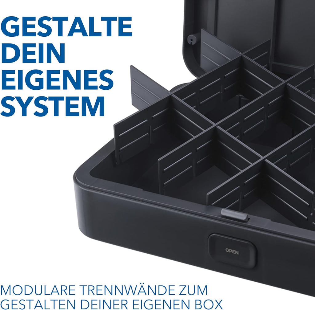 Dremel 8240 Akku-Multitool 12V 2Ah, Multifunktionswerkzeug Set mit 2 Akkus, 5 Auf-und Vorsätze, 1 Dremel BOX, 65 Zubehören zum Schneiden, Gravieren, Schleifen, Polieren, Schärfen, Bohren