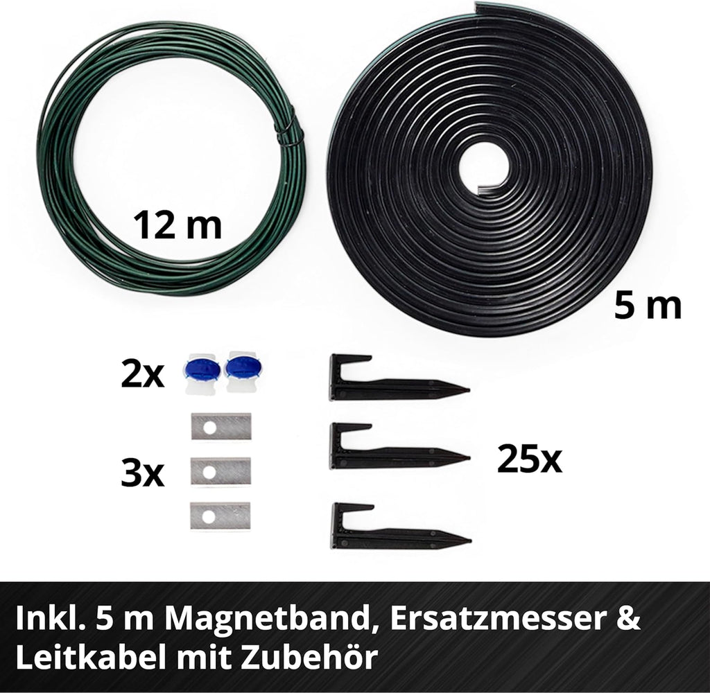 Einhell Mähroboter FREELEXO CAM Plus 600 Power X-Change (18 V, Kamera statt Begrenzungsdraht, für 600 m2, WiFi, Brushless, bis 25% Steigung, inkl. 4,0 Ah Plus Akku)