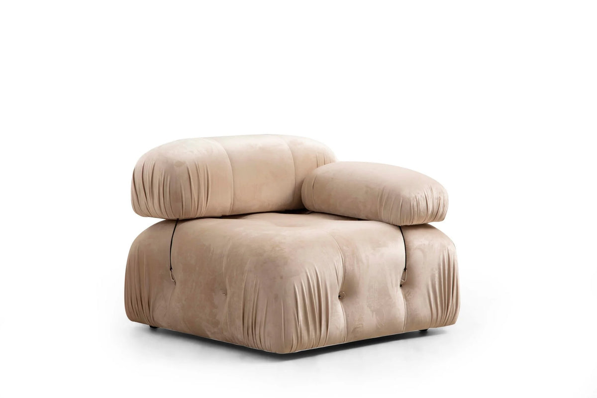 Bubble Corner ( L1 Ecksofa - Sahne