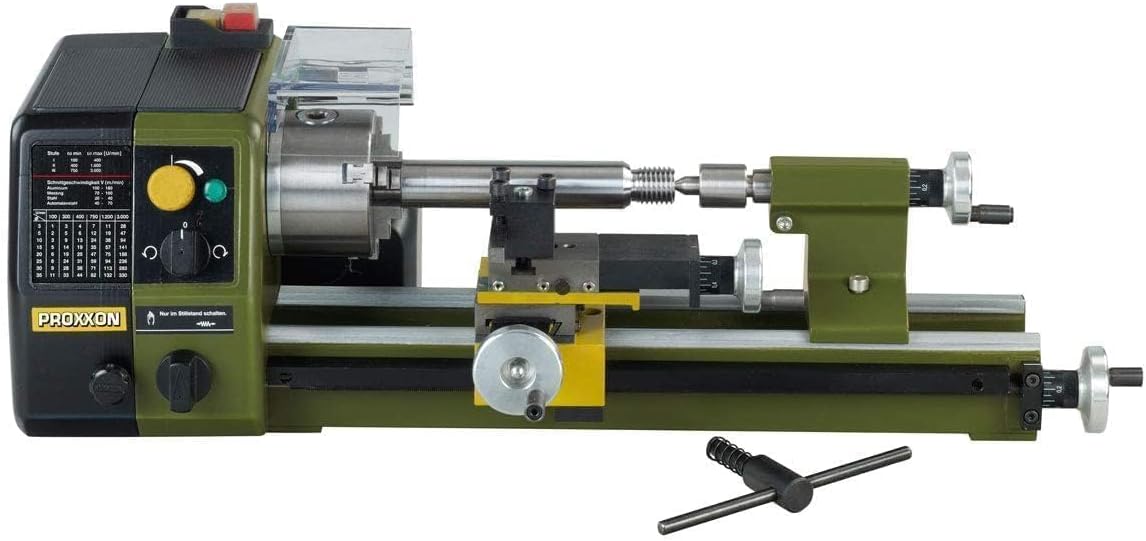 PROXXON 24002 Präzisionsdrehmaschine PD250/E max. 250mm Werkstücklänge
