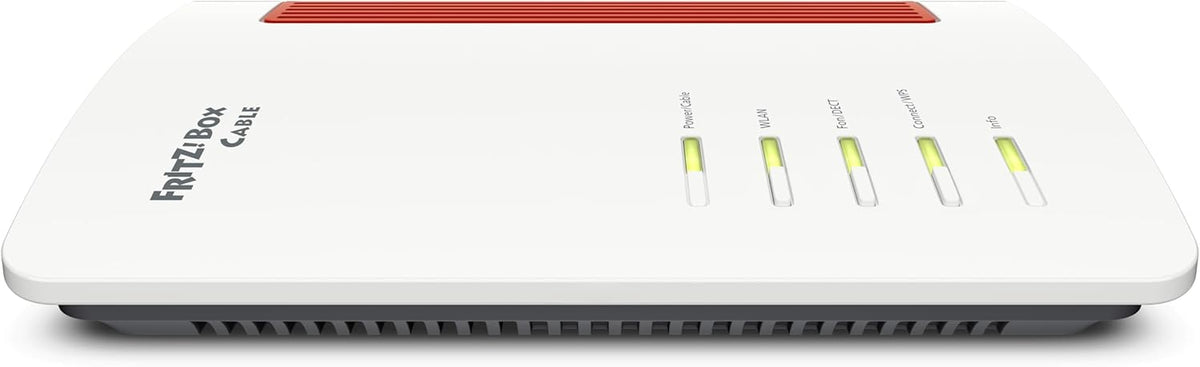 FRITZ!Box 6670 Cable | Router für einen Kabelanschluss (DOCSIS-3.1-Kabelmodem, 2x2 Wi-Fi 7 mit 2.880 MBit/s (5 GHz) und 688 MBit/s (2,4 GHz), Zigbee Integration 1 x 2,5 Gigabit-LAN-Port)