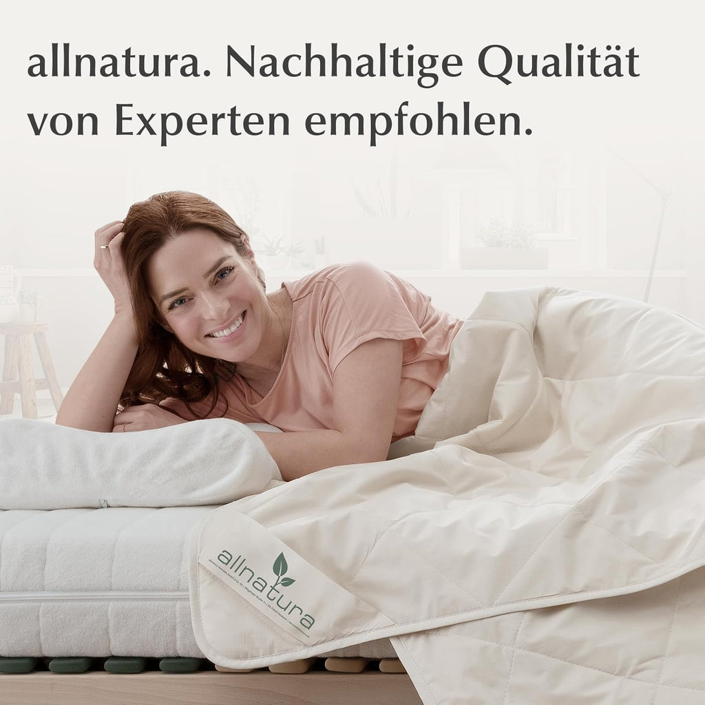 allnatura Naturlatex-Matratze Testsieger Stiftung Warentest Sanastar-Comfort - 90x200 cm, Firm (H4), Höhe: 16 cm - 7-Zonen Stützsystem - In Deutschland hergestellt mit 100% Naturkautschuk