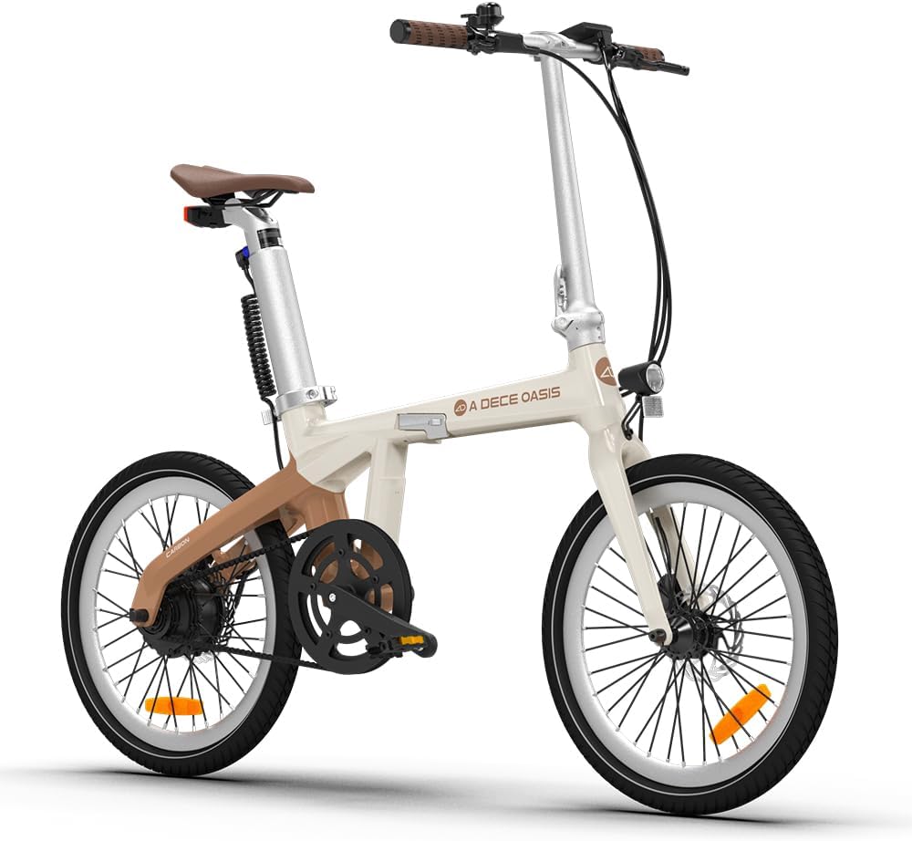 ADO E-Bike Air Carbon Elektrofahrrad, Faltrad,ebike Damen/ebike Herren,Bike,klapprad Riemenantrieb 14,5Kg IPS LCD Display, GPS,ADO APP,250W