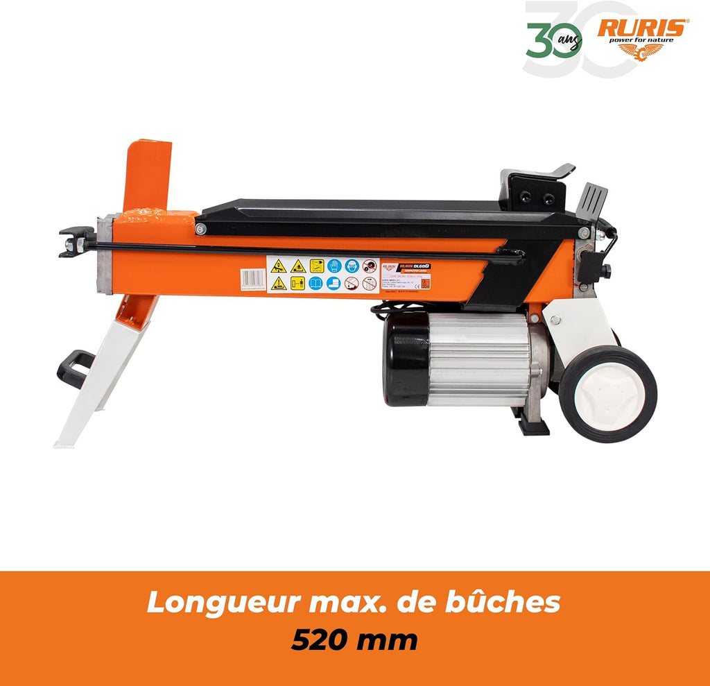 RURIS Elektrischer Holzspalter DL600