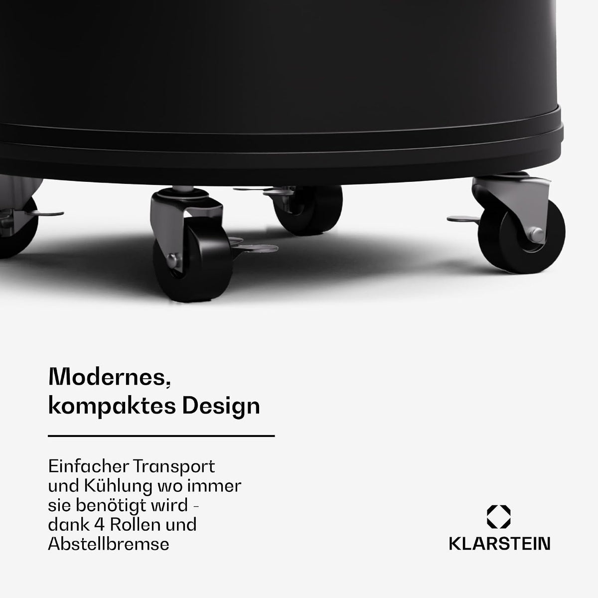 Klarstein Beersafe L Kühlschrank mit LED Display, Edelstahl-Kühlschrank für Zimmer, Indoor/Outdoor Getränkekühlschrank, Weinkühlschrank für Getränke, 75L Kühlschrank mit 360° Sicht, 0-16°C
