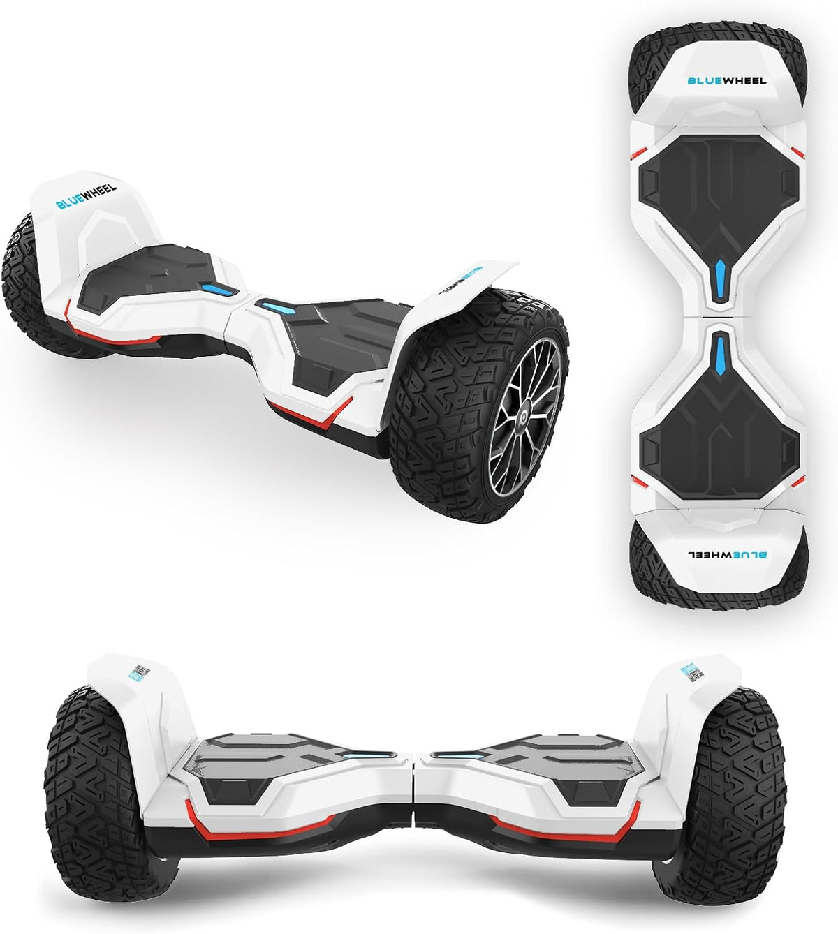 8.5" Premium Offroad Hoverboard Bluewheel HX510 SUV Deutsche Qualitäts Marke- Kinder Sicherheitsmodus & App - Bluetooth - Starker Dual Motor - Elektro Skateboard Self Balance Scooter