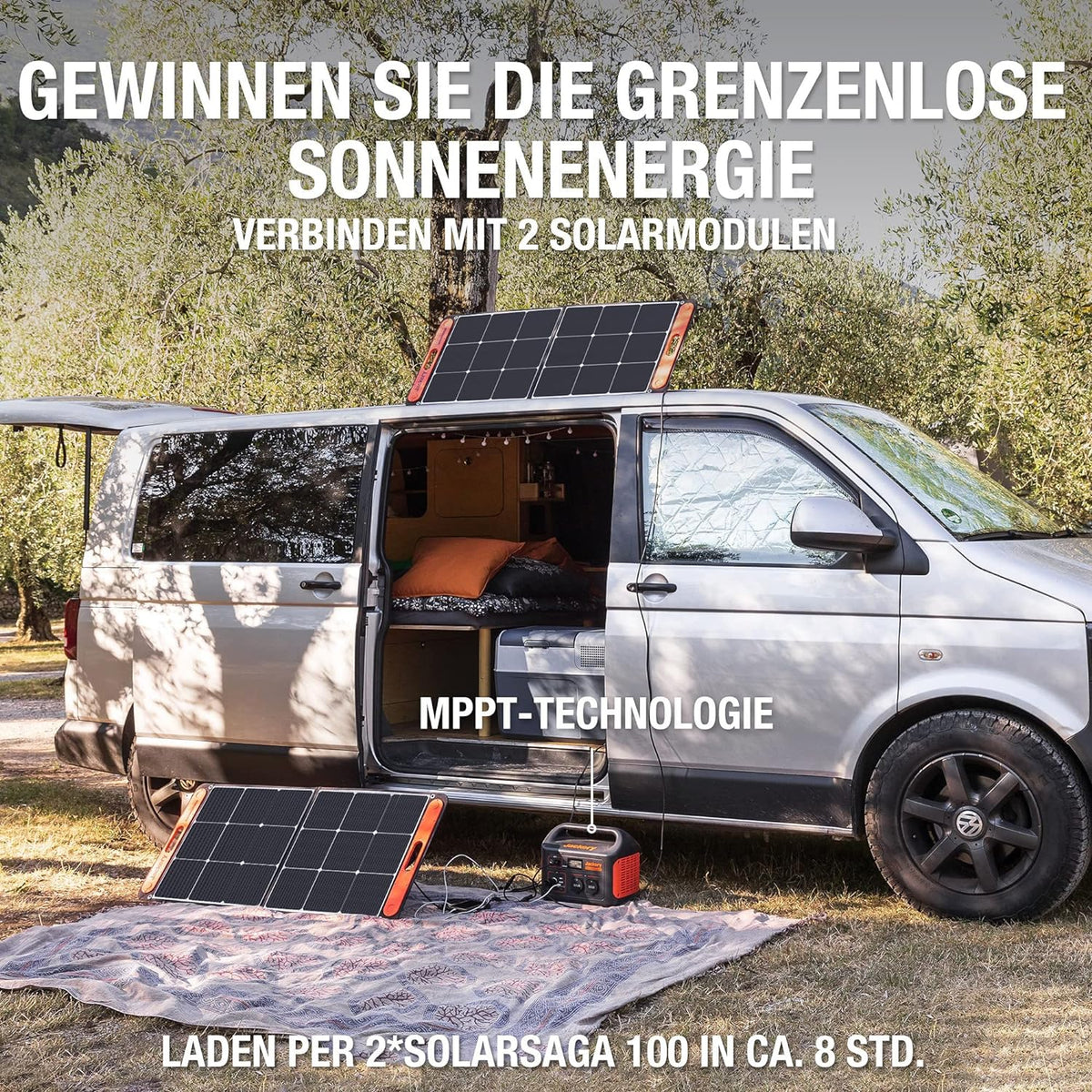 Jackery Explorer 1000, 1002Wh Tragbare Powerstation Mobiler Stromspeicher mit 230V/1000W (Spitze 200