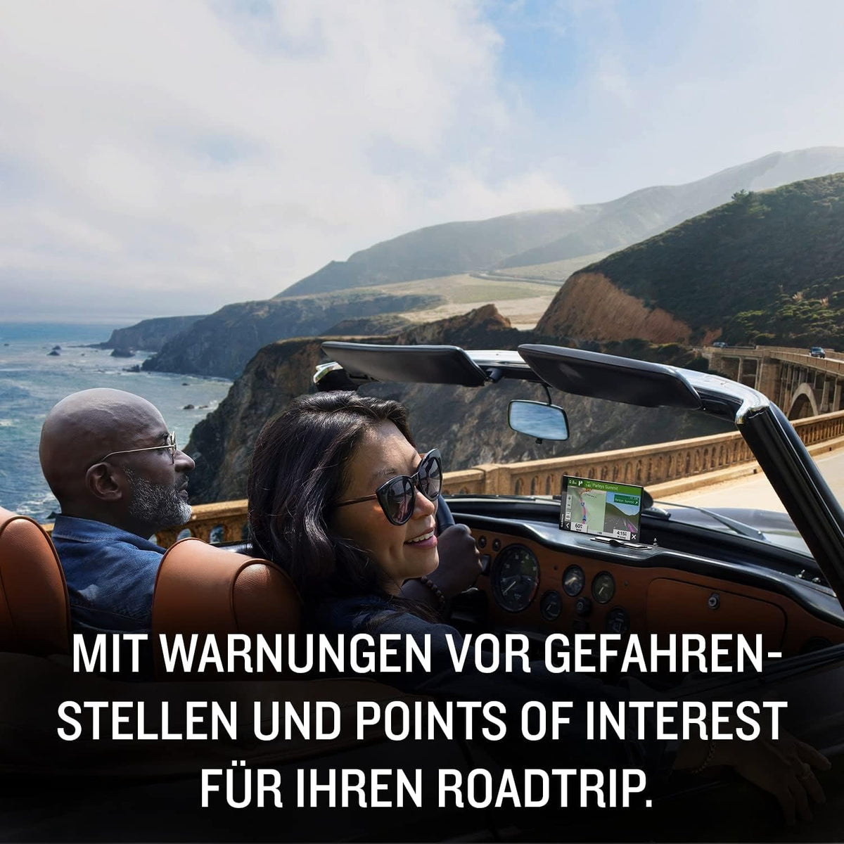 DriveSmart 76 MT-S – Navigationsgerät mit großem 7 Zoll (17,8 cm) HD-Display, 3D-Europakarten mit Umweltzonen, Verkehrsinfos in Echtzeit via Drive App, Sprach- und Fahrerassistenz