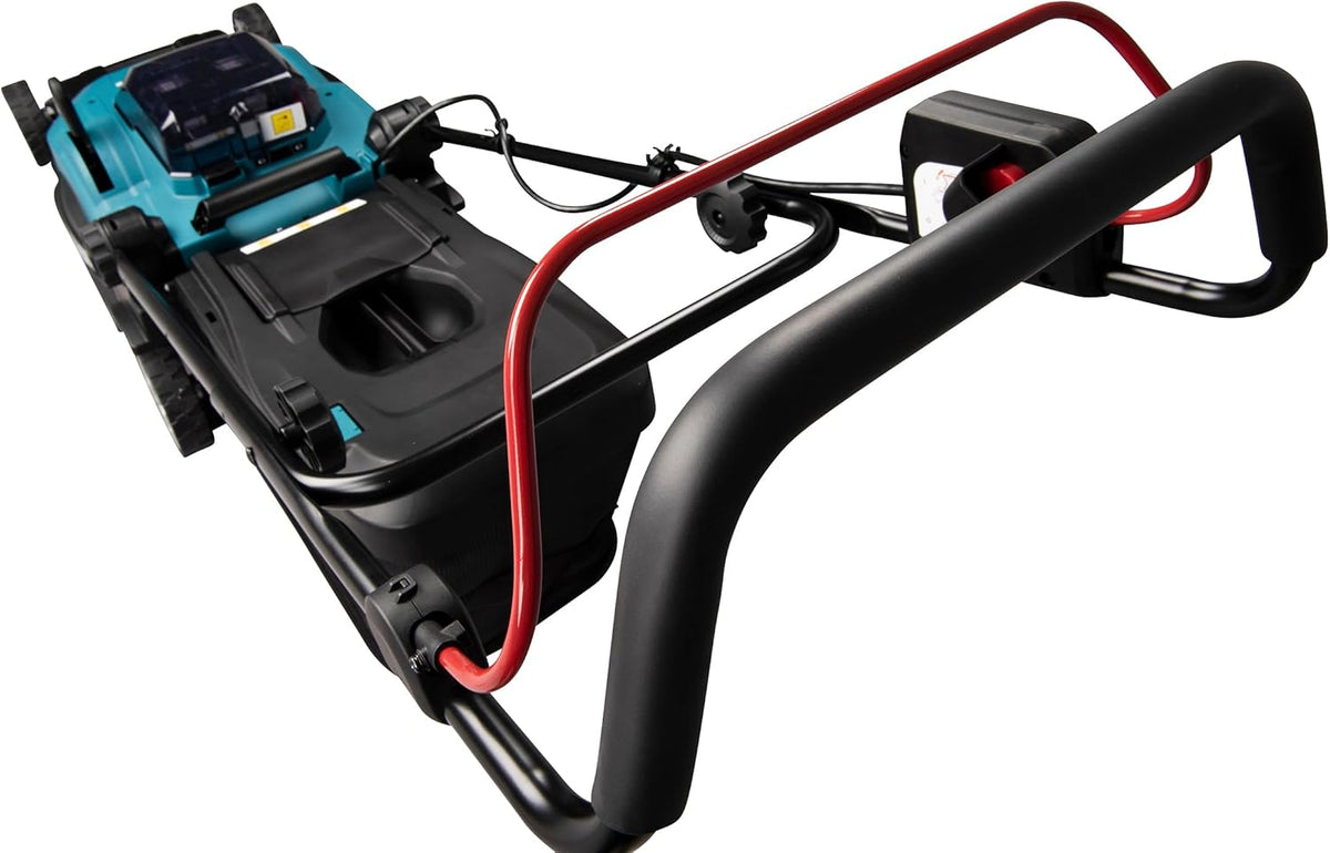 Makita DLM382PM2 Akku-Rasenmäher 2x18 V / 4,0 Ah, 2 Akkus + Doppelladegerät