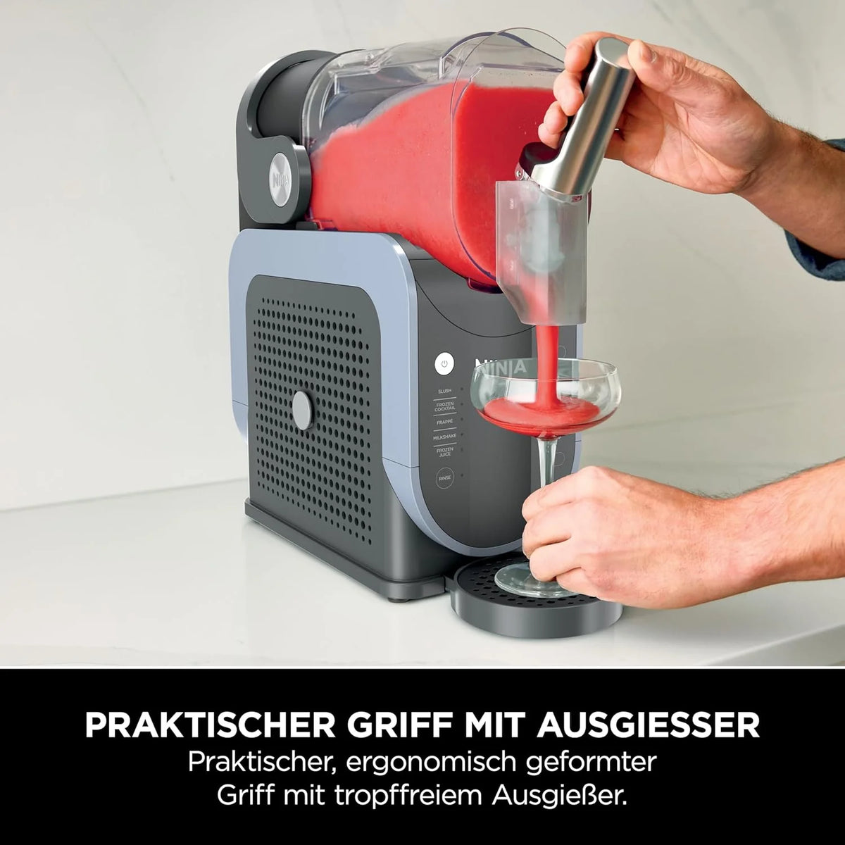 Ninja FS301EUPK SLUSHi Maschine 1,9 L – 5 Programme, Rapid Chill, WhisperChill Kompressor, Pink