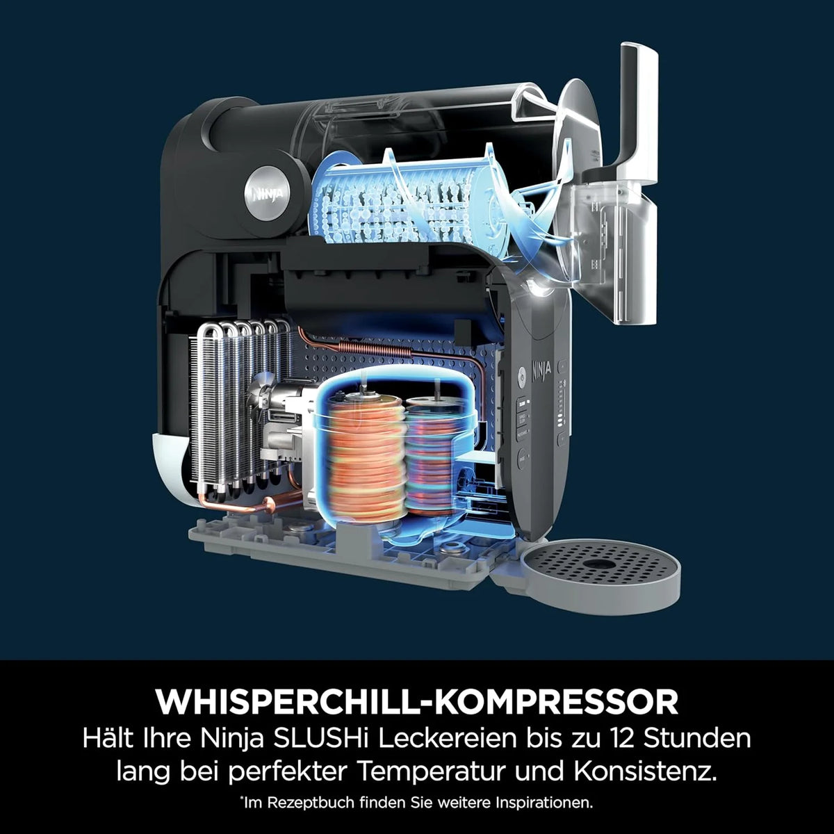 Ninja FS301EUPK SLUSHi Maschine 1,9 L – 5 Programme, Rapid Chill, WhisperChill Kompressor, Pink
