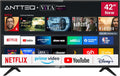 AV42F3 Fernseher 42 Zoll (106 cm) Full HD Smart TV mit HD Triple Tuner (DVB-C/-S2/-T2), App Store, Netflix, Prime Video, Rakuten TV, DAZN, YouTube, UVM, WiFi, Hotelmodus