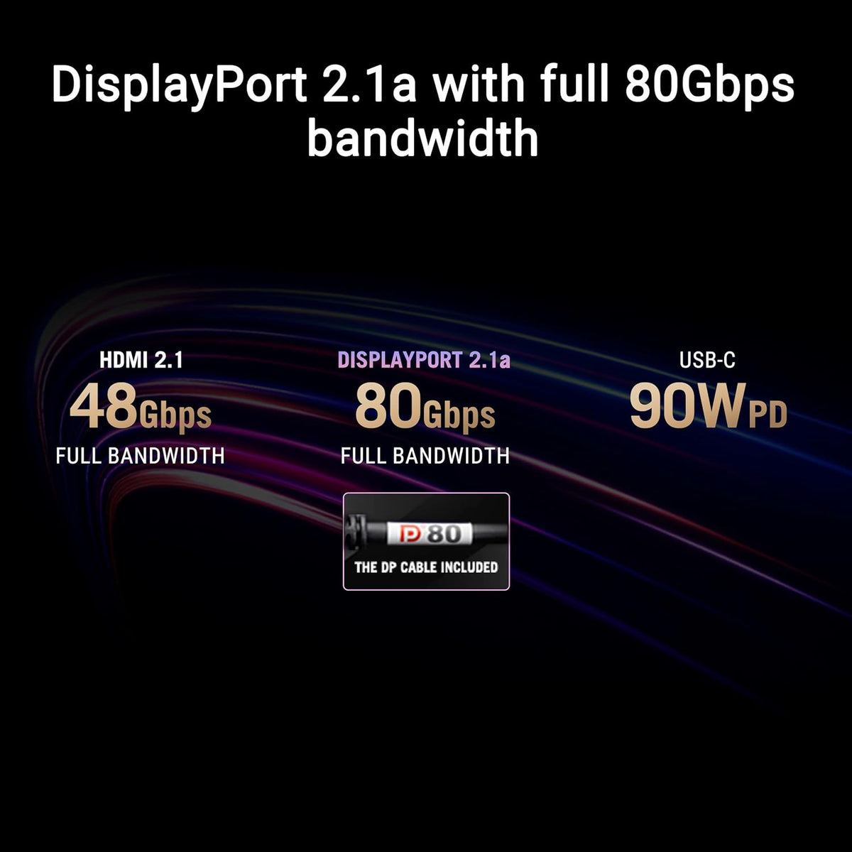 ROG Swift OLED PG32UCDMR 32 Zoll 4K UHD Gaming Monitor (240 Hz, 0.03ms GtG, G-Sync, FreeSync, AdaptiveSync, 10-bit, DisplayHDR 400, 16:9, 3840x2160, DP 2.1, HDMI 2.1, 90W USB-C, USB-Hub)