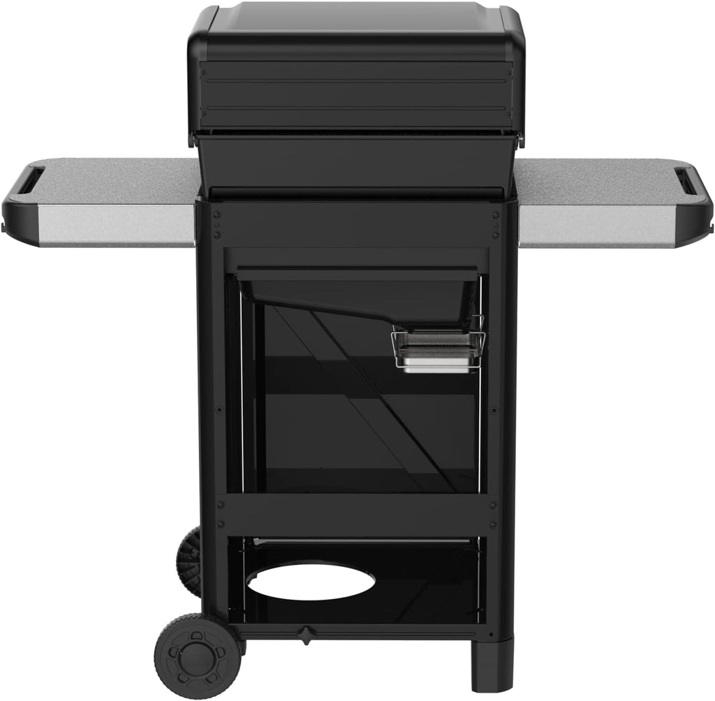 Weber Spirit E-310 Gasgrill / 3 Brenner, Snap-Jet Zündung, Robuste Räder und Warmhalterost, 51 x 46 cm Grillfläche, Kompatibel mit Weber Works Seitenablagen, Schwarz/Silber
