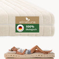 allnatura Naturlatex-Matratze Testsieger Stiftung Warentest Sanastar-Comfort - 90x200 cm, Firm (H4), Höhe: 16 cm - 7-Zonen Stützsystem - In Deutschland hergestellt mit 100% Naturkautschuk