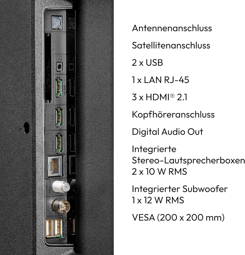 MEDION 125,7 cm (50 Zoll) Fernseher (Smart TV, 4K, Dolby Vision HDR, Prime Video, Disney+, Dolby Atmos, DTS X, kompatibel mit Google TV, PVR, Bluetooth, MD 850400)